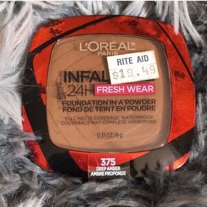 *4 for $28* 375 Dark Amber - L'Oreal Infallible 24 Hour Fresh Wear Foundation